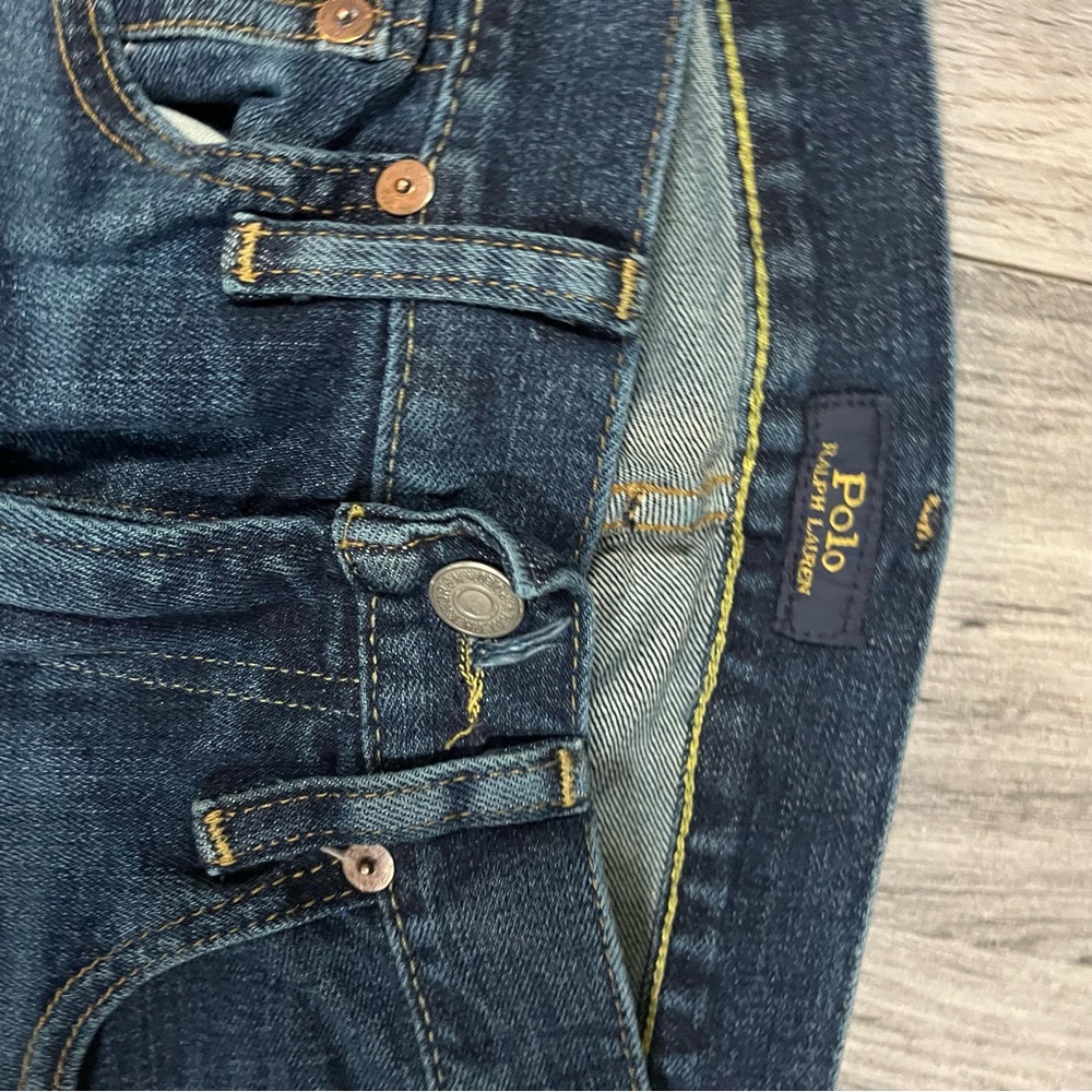 Polo Ralph Lauren Jeans Mens Varick Slim Straight Blue Denim Pants 28-30x30. - Picture 3 of 6